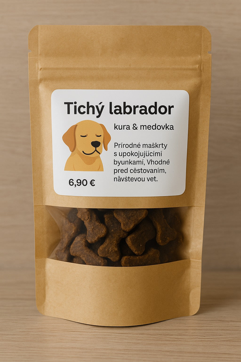 Maškrty ,,Tichý labrador´´ - kura a medovka